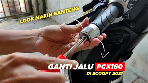 Modifikasi Scoopy Pasang Jalu Stang Pcx Di Scoopy Ganteng Poll