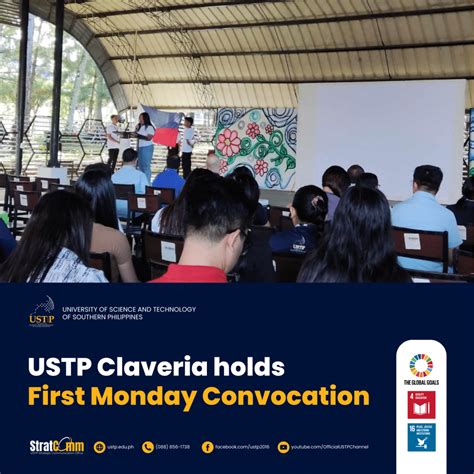 USTP Claveria Holds First Monday Convocation University Of Science