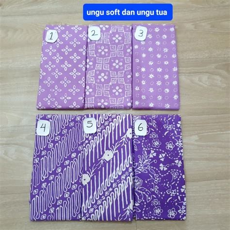 Jual Kain Batik Garutan Warna Ungu Shopee Indonesia