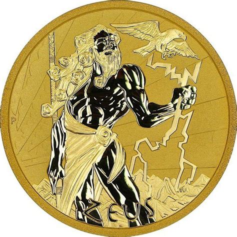 Tuvalu Olympische Götter Zeus 1 oz Gold 2021 metalmarket eu