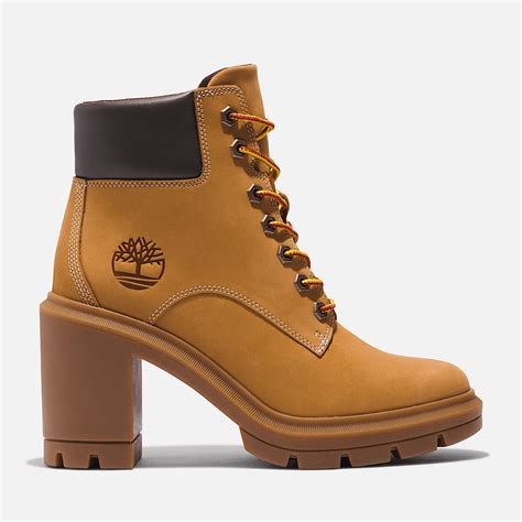 Halbhoher Allington Heights Boot Zum Schn Ren F R Damen In Gelb