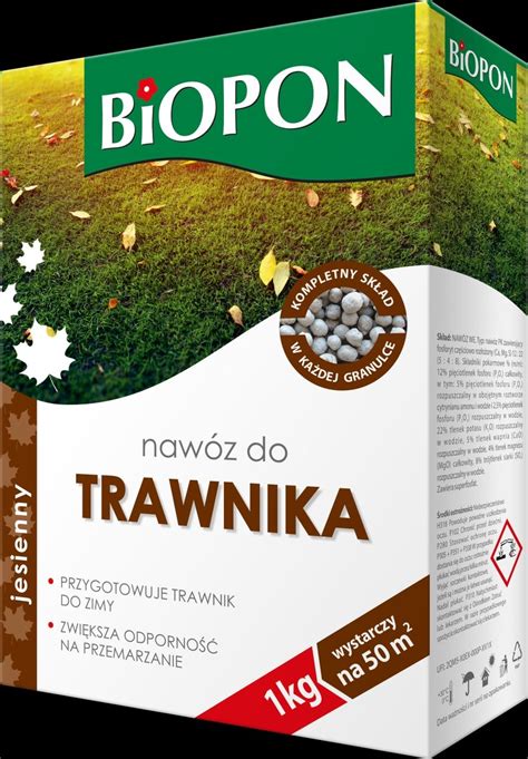 Nawóz Jesienny Do Trawnika 3kg Biopon Biopon Sklep EMPIK