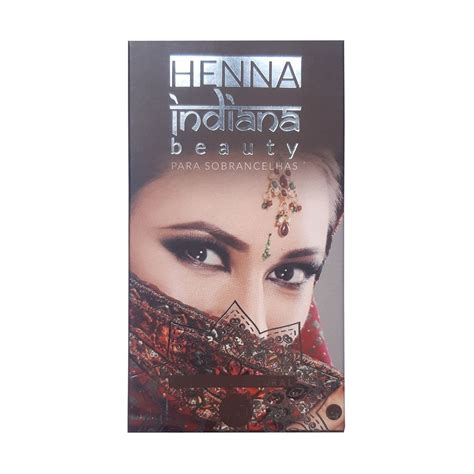 Indiana Beauty Henna Para Sobrancelhas G Castanho Natural