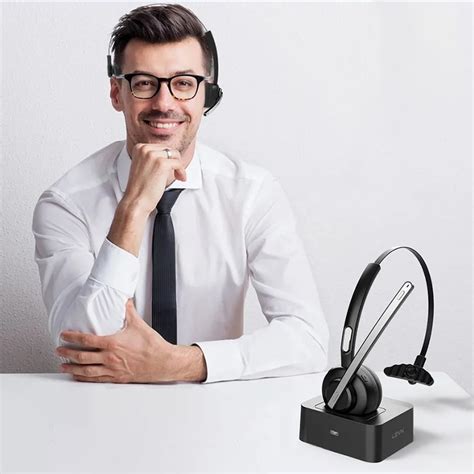 Casca Wireless Call Center Cu Microfon Th10b Autonomie 30h Bluetooth 5 2 Anulare Zgomot