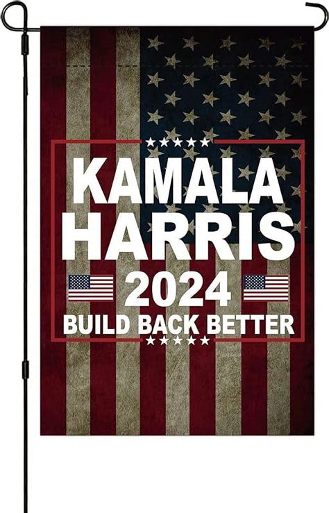 Kamala Harris 2024 Garden Flags Kamala Harris 2024 President Garden