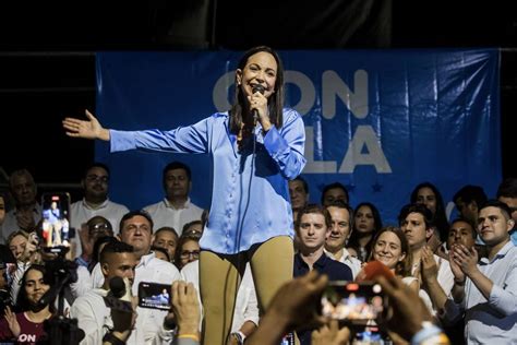 María Corina Machado es la elegida de la oposición de Venezuela en las