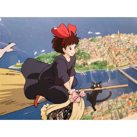 ART CEL KIKI DELIVERS A GIFT - STUDIO GHIBLI