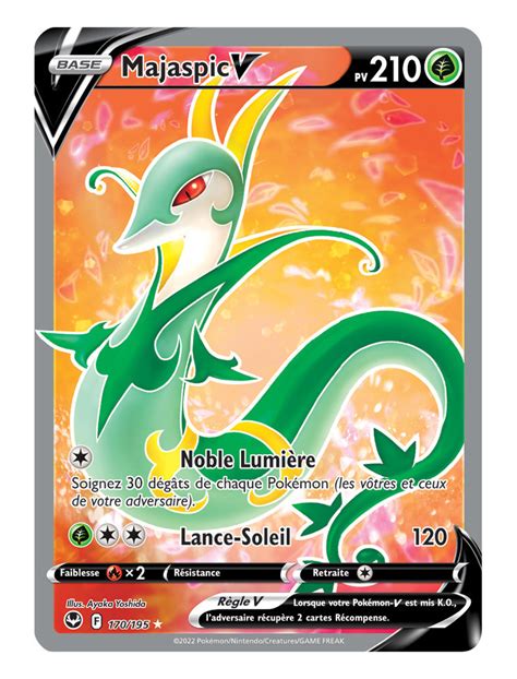 FR Pokémon Carte EB12 170 195 Majaspic V FULL ART