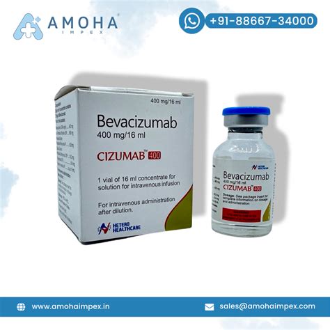 Hetero Drugs Ltd Cizumab Mg Injection Packaging Box At Rs