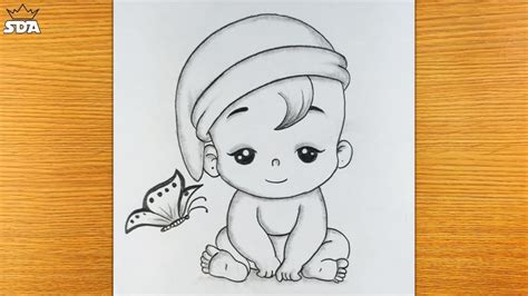 Baby Simple Pencil Sketch Atelier Yuwaciaojp