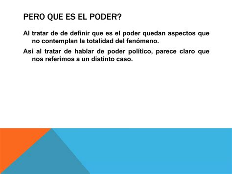 El Poder Y Sus Conflictos Ppt