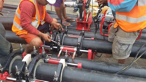 Butt Fusion Welding Pipe HDPE Machine Mesin SHD