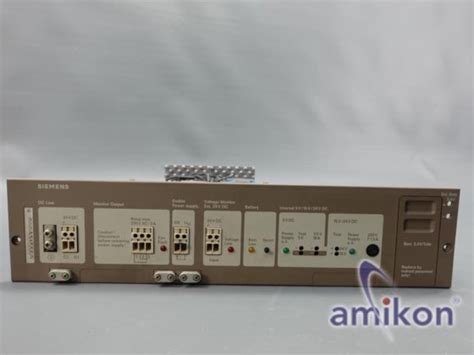 Siemens Simatic S5 Power Supply 6ES5955 3NC11 6ES5 955 3NC11 In Borken