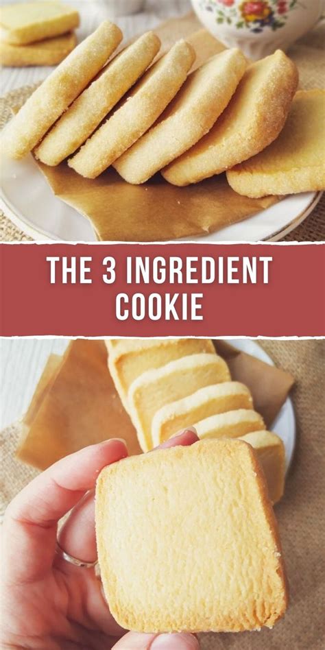 The 3 Ingredient Cookie Cookies Recipes Easy Peanut Butter 3 Ingredient Cookies Butter