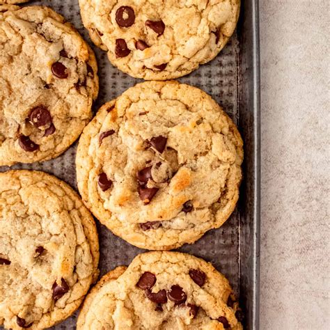 Bakery Style Chocolate Chip Cookies - Little Vintage Baking