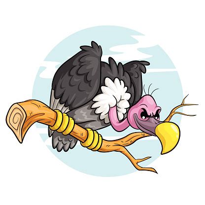 Vulture Cartoon Stock Illustration - Download Image Now - Vulture ...