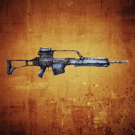 G36 Assault rifle 3D Model Game ready .max .obj .fbx .lwo .lw .lws .ma ...