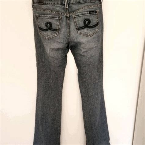 Seven 7 Seven7 Distressed Whiskered Bootcut Denim Jeans | Grailed