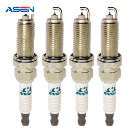 4 6pcs IXEH20TT 4711 Dual Iridium TT Spark Plugs Fit For Nissan Renault