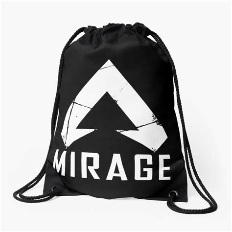 "Mirage Logo | Apex Legends Symbol" Drawstring Bag by surik- | Redbubble