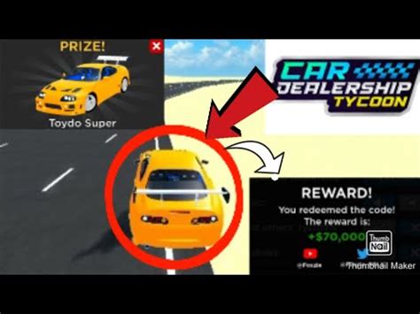 NEW TOYOTA SUPRA ADDED IN Car Dealership Tycoon Roblox Roblox