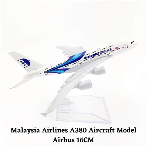 Malaysia Airlines A380 Aircraft Alloy Diecast Plane Model With Stand