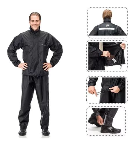 Capa Roupa Chuva Conjunto Jaqueta Calça Motoqueiro Reforçada Frete grátis