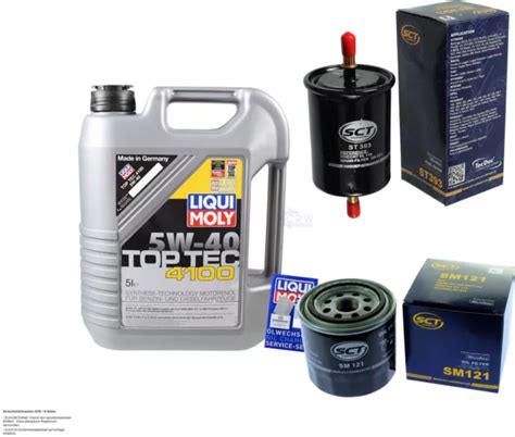 Kit Para Inspecci N De Filtro Liqui Moly Aceite L W Hyundai Trajet