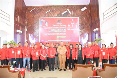 Sekda Hadiri Rakercab Lll Tahun 2022 DPC PDIP Kota Sibolga Situs