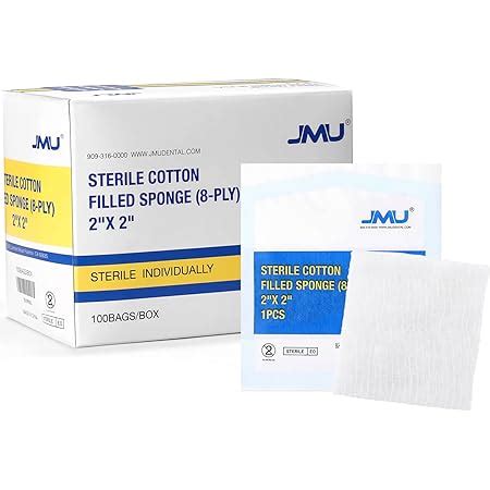 Amazon Medpride 2 X 2 Sterile Gauze Pads For Wound Dressing