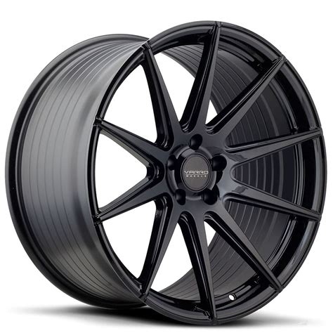 20 Staggered Varro Wheels VD10X Gloss Black Spin Forged Rims VRR068 4