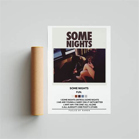 Fun. Some Nights Album Cover Poster Fun Poster Print Music - Etsy