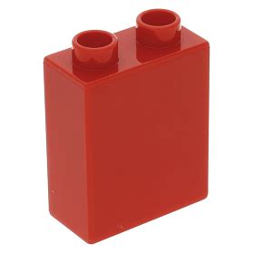 LEGO Einzelteil 76371 Red Duplo Brick 1 X 2 X 2 With Bottom Tube Bei