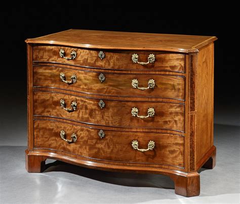 Thomas Chippendale A George Iii Mahogany Chest Of Drawers Furniture