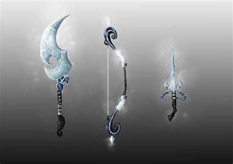 Ice weapons by Nyope on DeviantArt