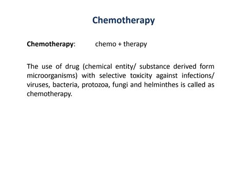 Chemotherapeutic agents - Zoology - Studocu