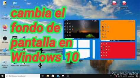 Como Cambiar El Fondo De Pantalla En Windows Youtube