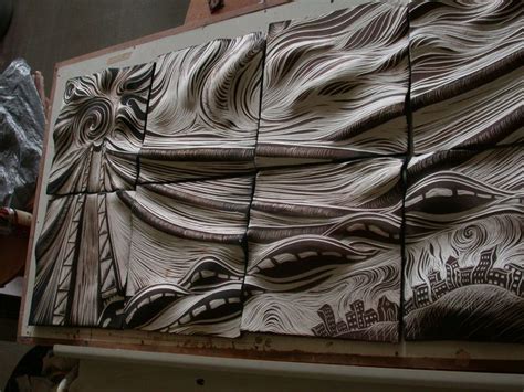 Ceramic Wall Tile Mural Natalie Blake Studios Ceramic Wall Art