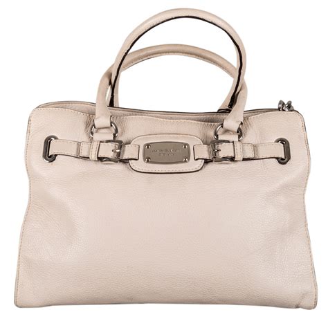 Michael Kors Cream Leather Shoulder Bag