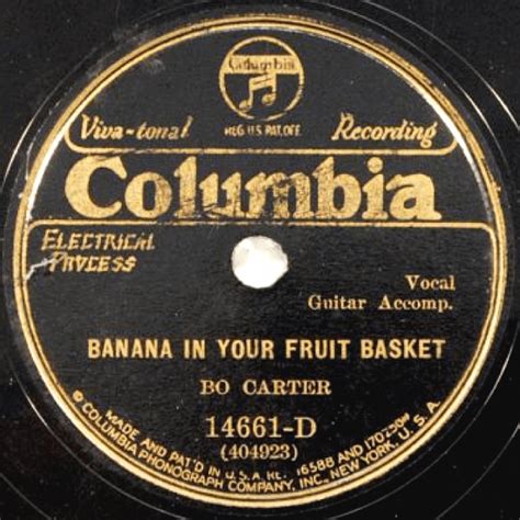 Banana In Your Fruit Basket Pussy Cat Blues By Bo Carter Single