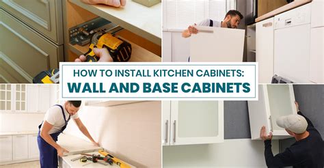 How To Install Kitchen Cabinets Wall And Base Cabinets Simply