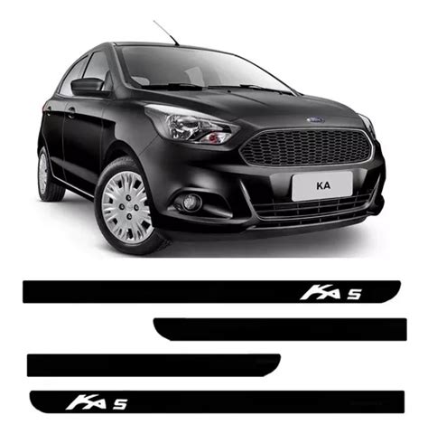 Jogo De Friso Lateral Borrachão Ford Novo Ka Sedan 2015 201