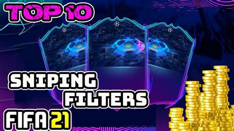 FIFA 21 TOP 10 SNIPING FILTERS RIGHT NOW MASS BIDDING FILTERS YouTube