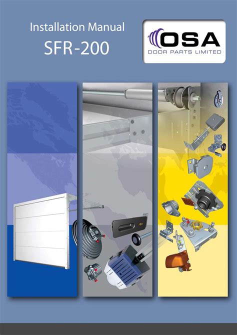 Garage Door Installation Manuals » OSA Door Parts Limited