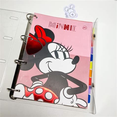 Fichário Universitário Minnie Caderno Argolado Dac Disney