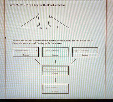 SOLVED Text Prove HI A VU By Filling Out The Flowchart Below For