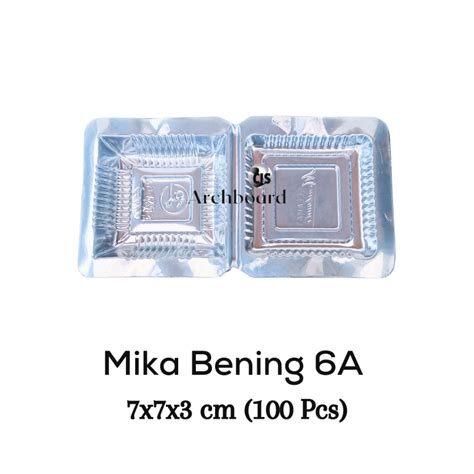 Jual Mika Bening A Plastik Mika Kemasan Kue A Pcs Shopee