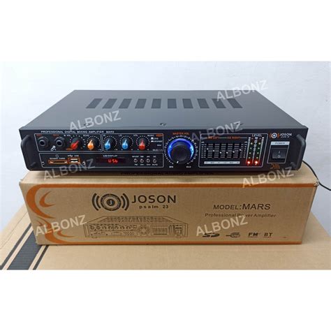 Joson Mars Professional Power Amplifier With Equalizer FM USB SD BT