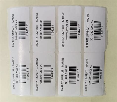 Printed Paper Barcode Label At Rs 0 25 Piece New Delhi ID