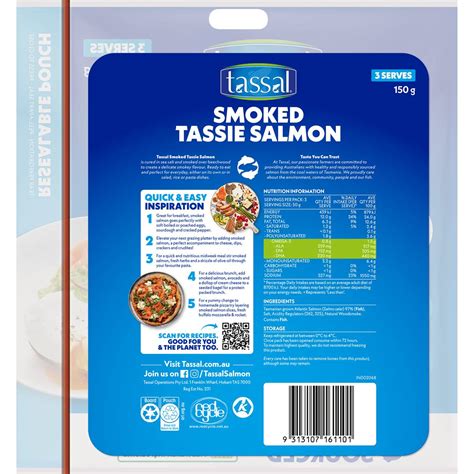 Tassal Smoked Salmon 150g Woolworths